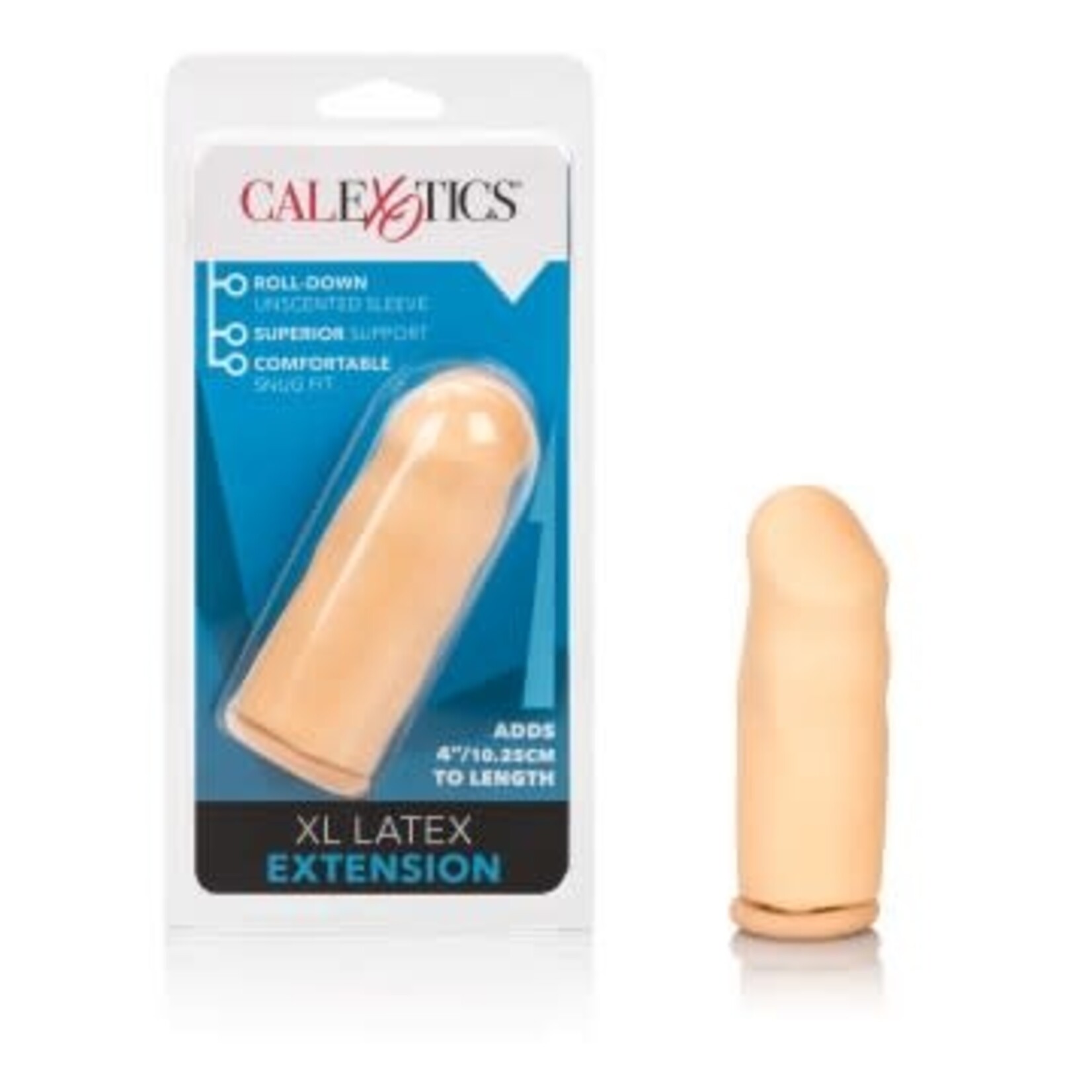 California Exotic Novelties 4 Inch Latex Extension - Ivory
