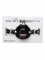 Sportsheets Sex and Mischief Silicone Lips - Black