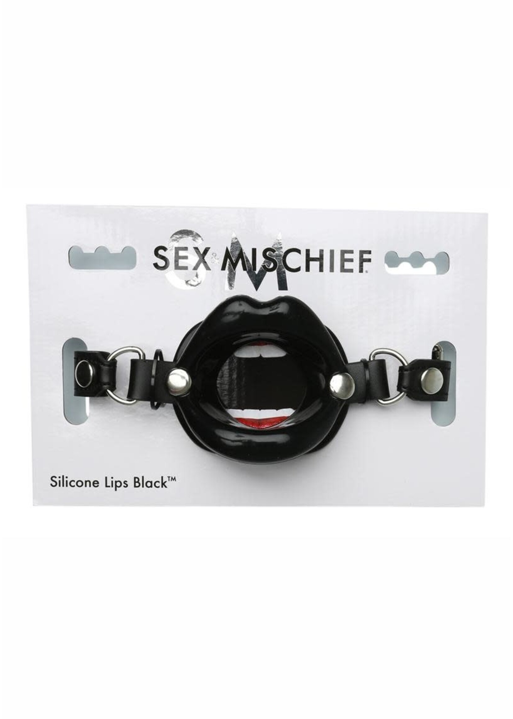 Sportsheets Sex and Mischief Silicone Lips - Black