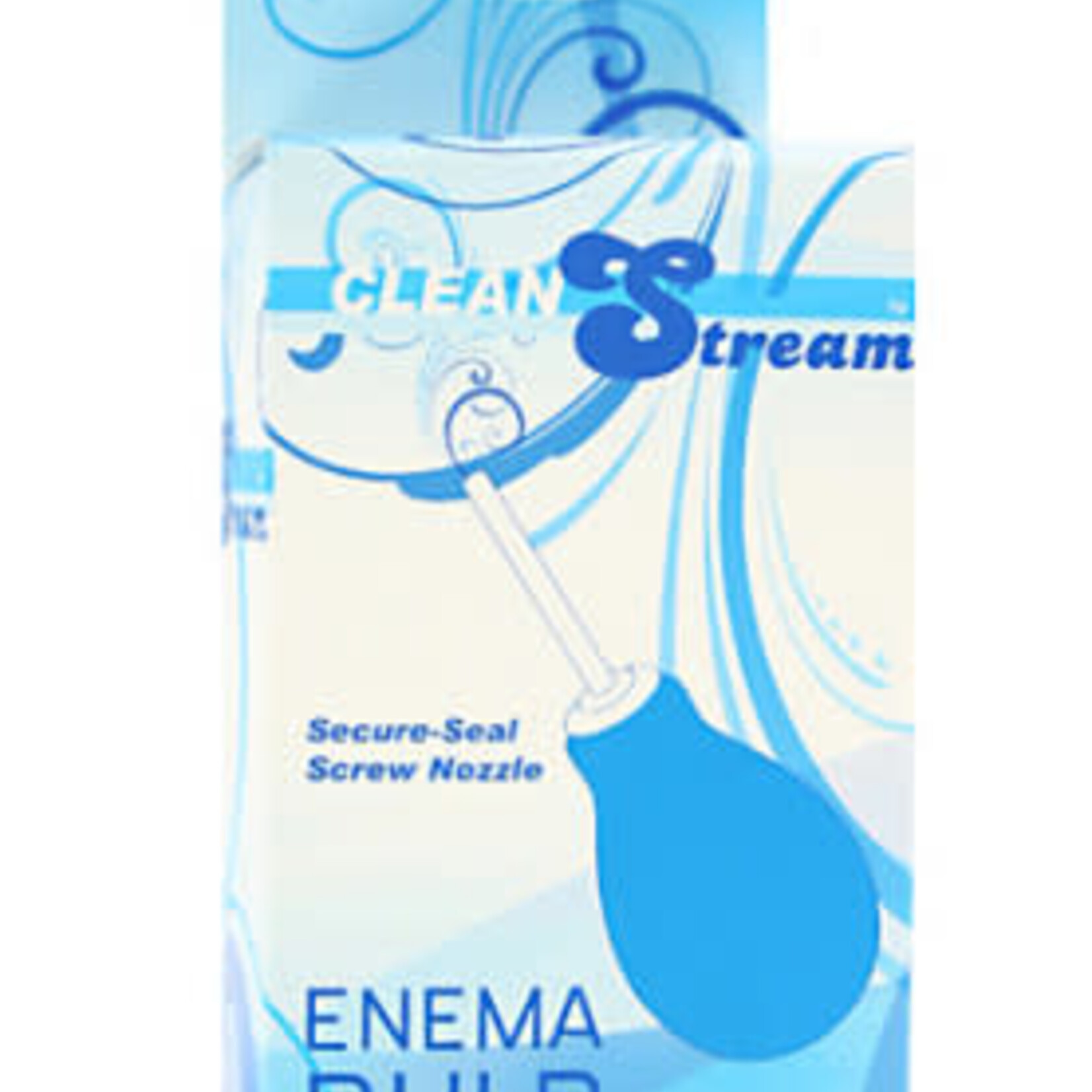 XR Brands Clean Stream Anal Clean Enema Bulb - Blue