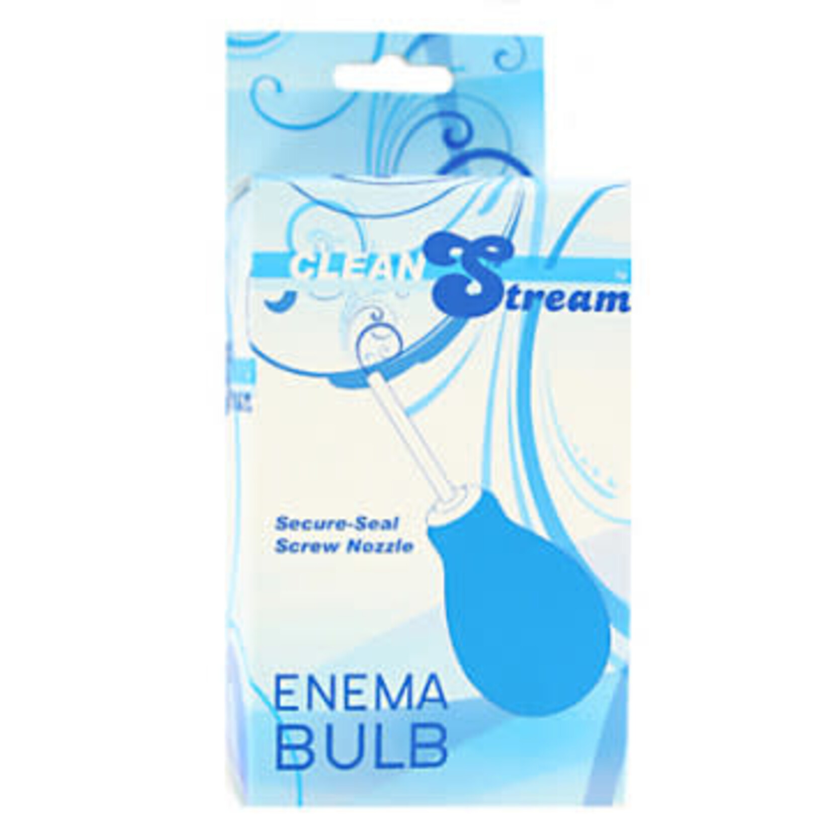 XR Brands Clean Stream Anal Clean Enema Bulb - Blue