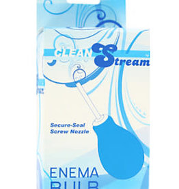XR Brands Clean Stream Anal Clean Enema Bulb - Blue