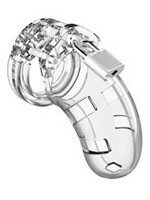Shots Mancage Mancage Model 1 Chastity 3.5 Inch Cock Cage - Transparent