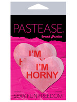 Pastease Pastease I'm Horny Heart - Pink/Red O/S