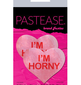 Pastease Pastease I'm Horny Heart - Pink/Red O/S