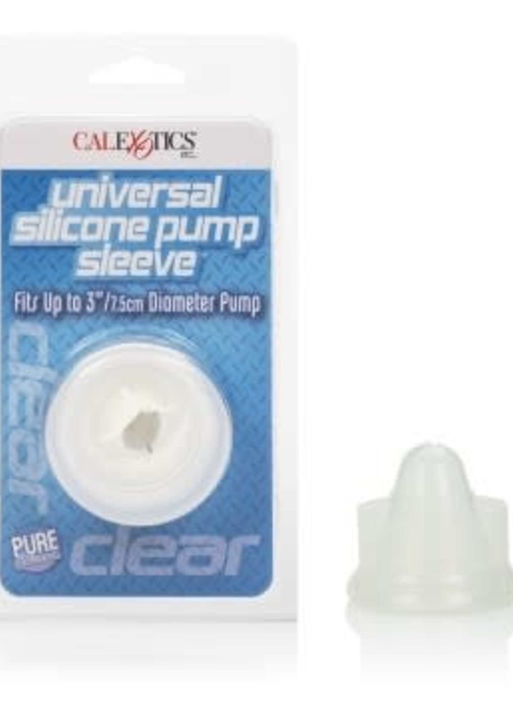 California Exotic Novelties Universal Silicone Pump Sleeve - Clear