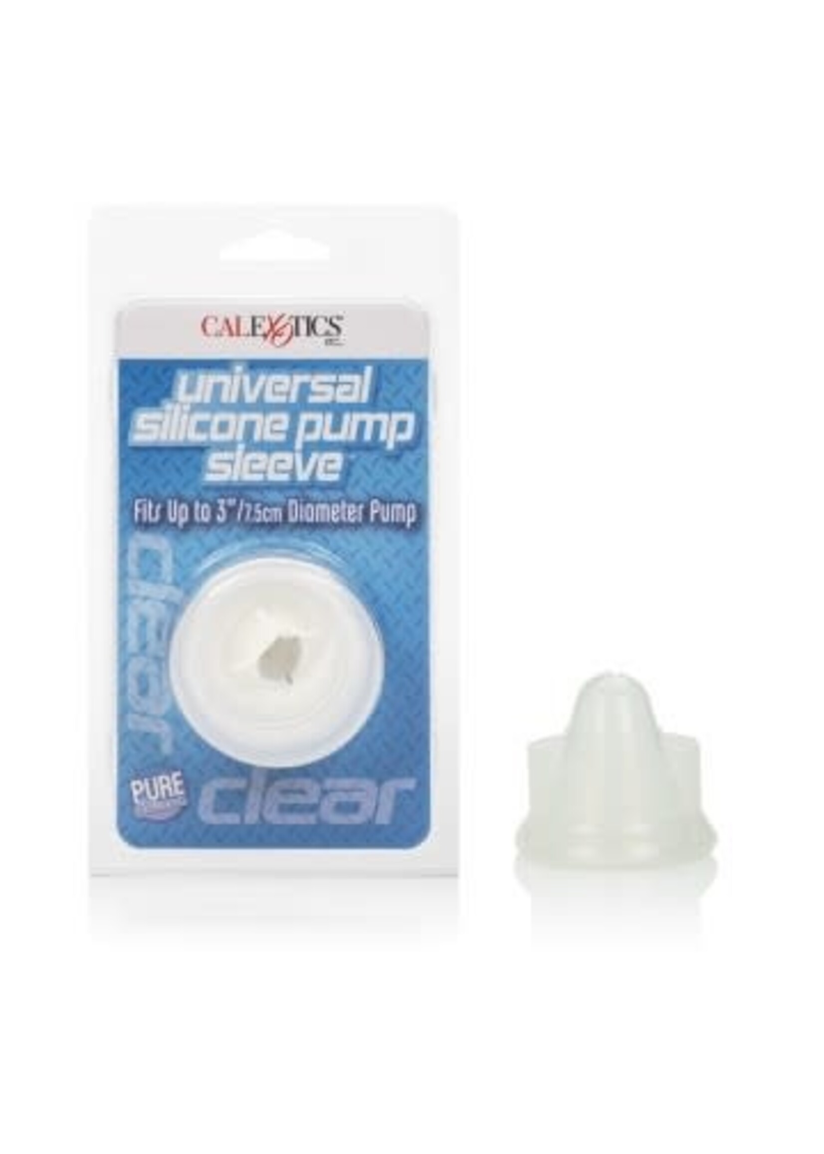 California Exotic Novelties Universal Silicone Pump Sleeve - Clear