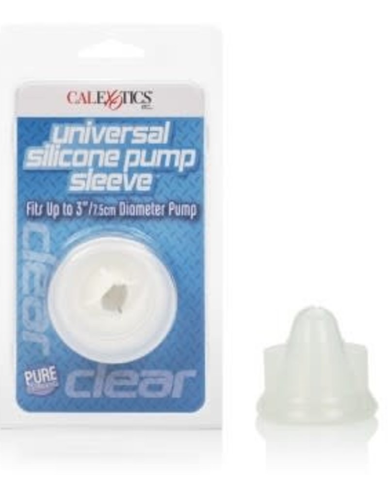 California Exotic Novelties Universal Silicone Pump Sleeve - Clear
