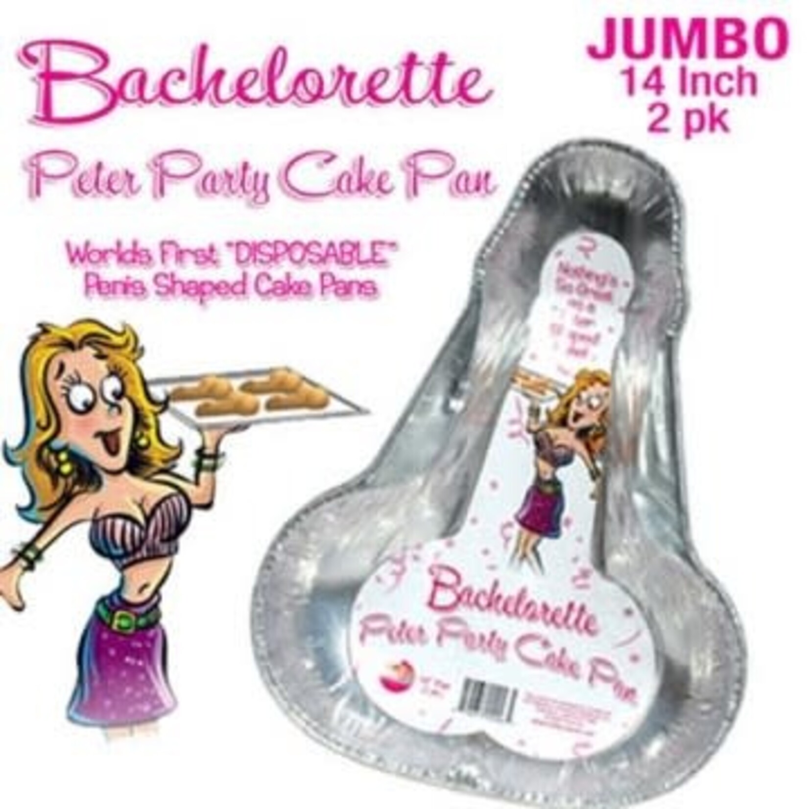 HOTT PRODUCTS Peter Party Cake Pan 2 Pack - Large