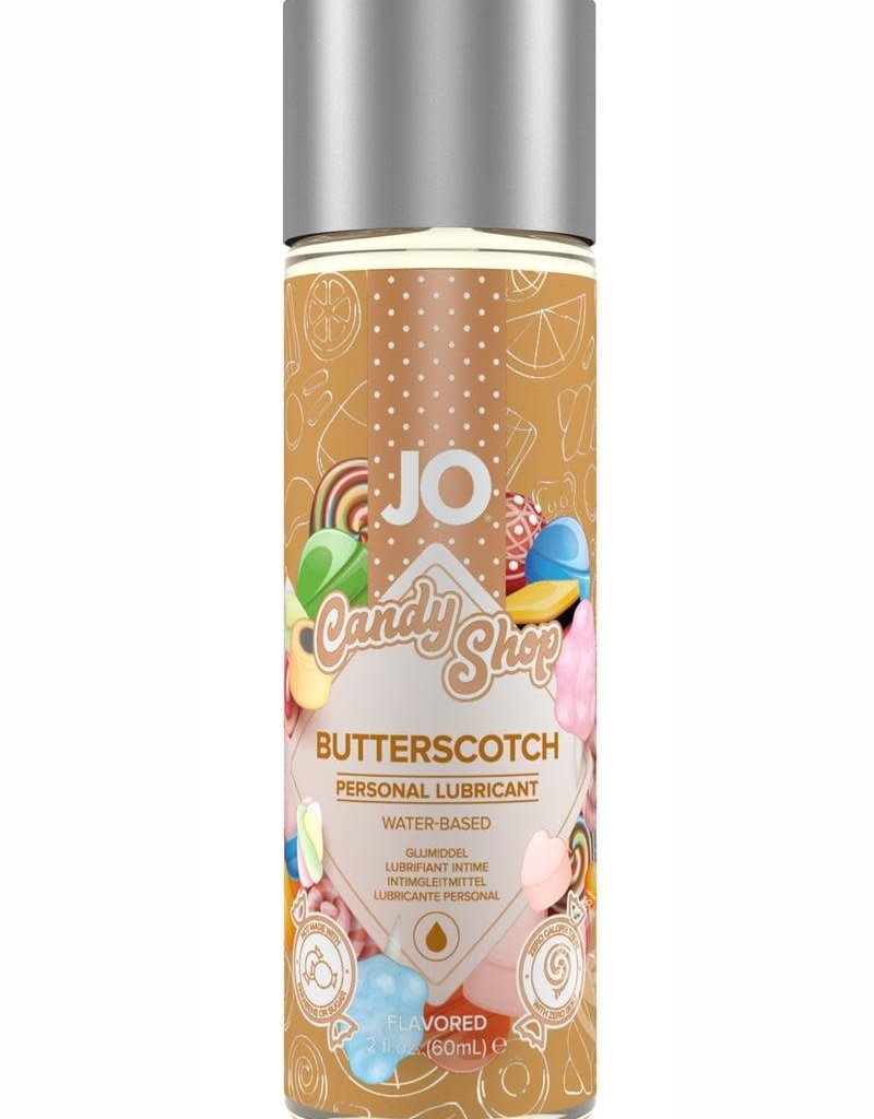 System Jo Jo Candy Shop Water Based Flavored Lubricant Butterscotch 2 Ounce