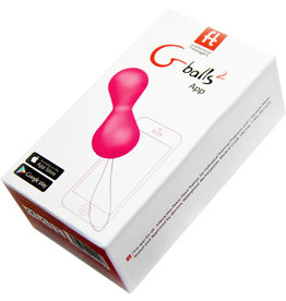 FT London G Balls 2 With App Silicone Pelvic Trainer Waterproof Petal Rose