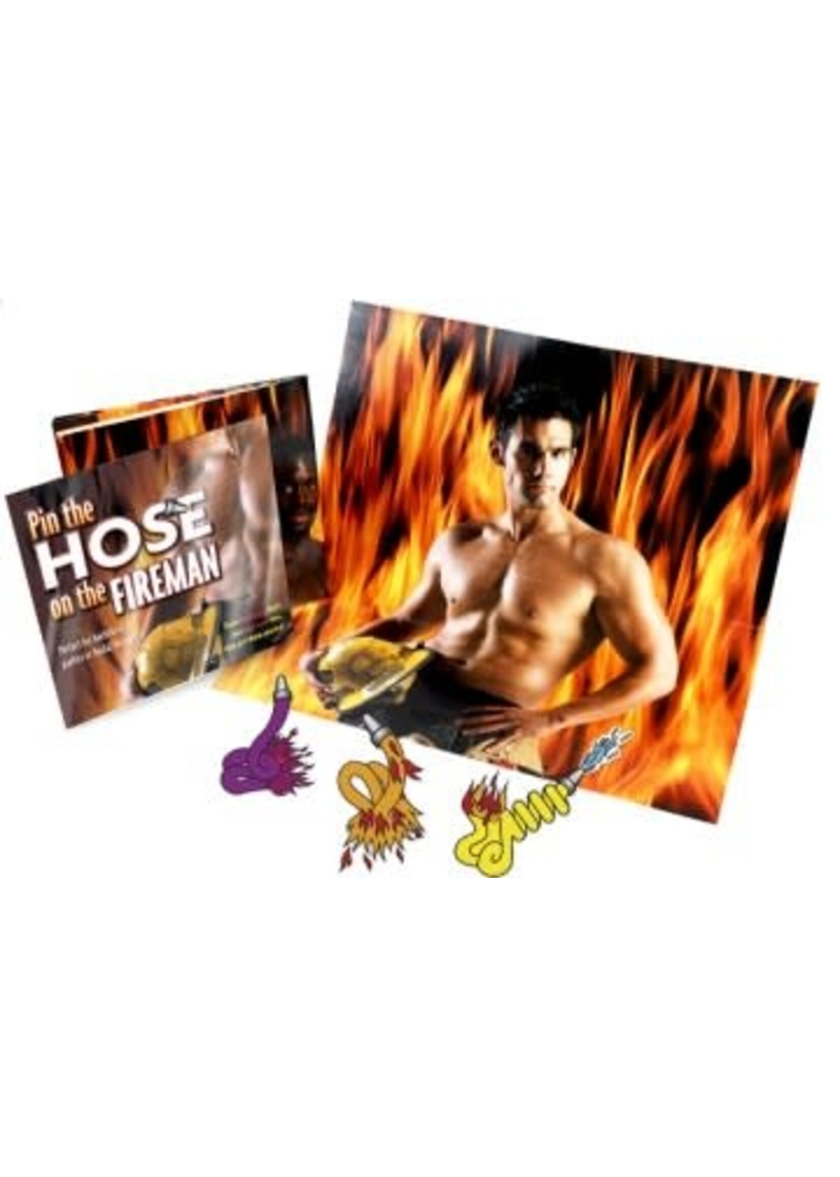 Little Genie Pin the Hose on the Fireman