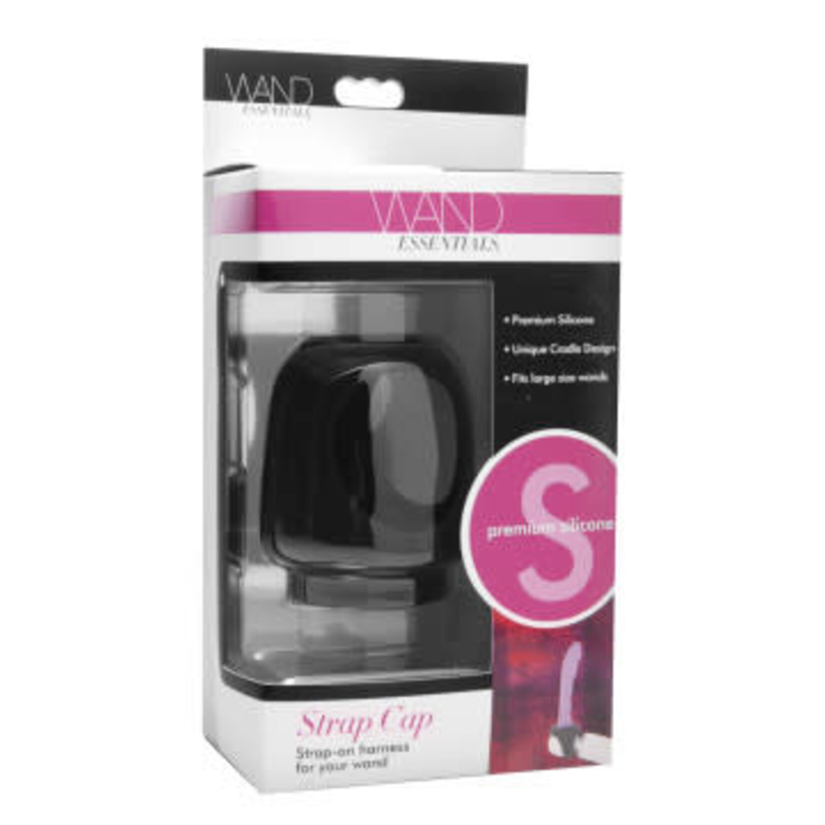 XR Brands Wand Essentials Strap Cap Wand Harness for Dildos
