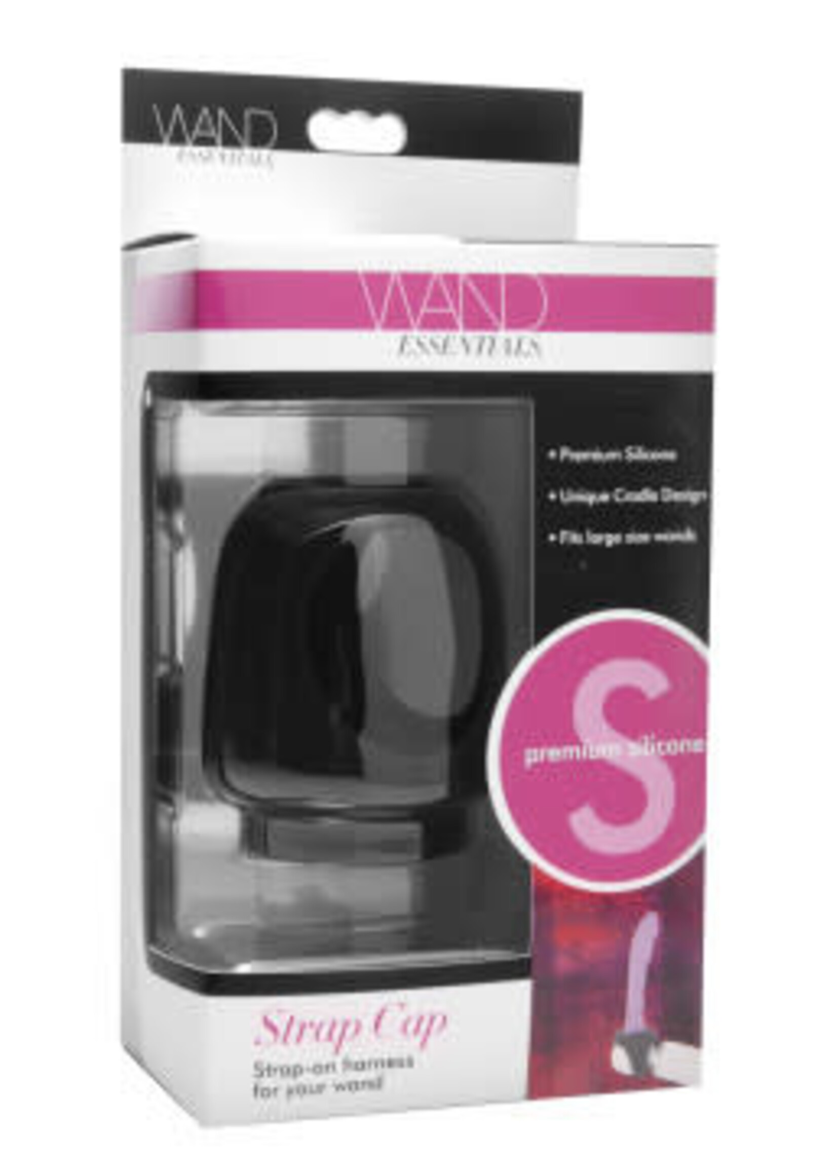 XR Brands Wand Essentials Strap Cap Wand Harness for Dildos