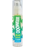 Body Action Oooweee Anal Relaxer Silicone Lubricant Plus Hemp - 1.7 Fl. Oz. / 50 ml