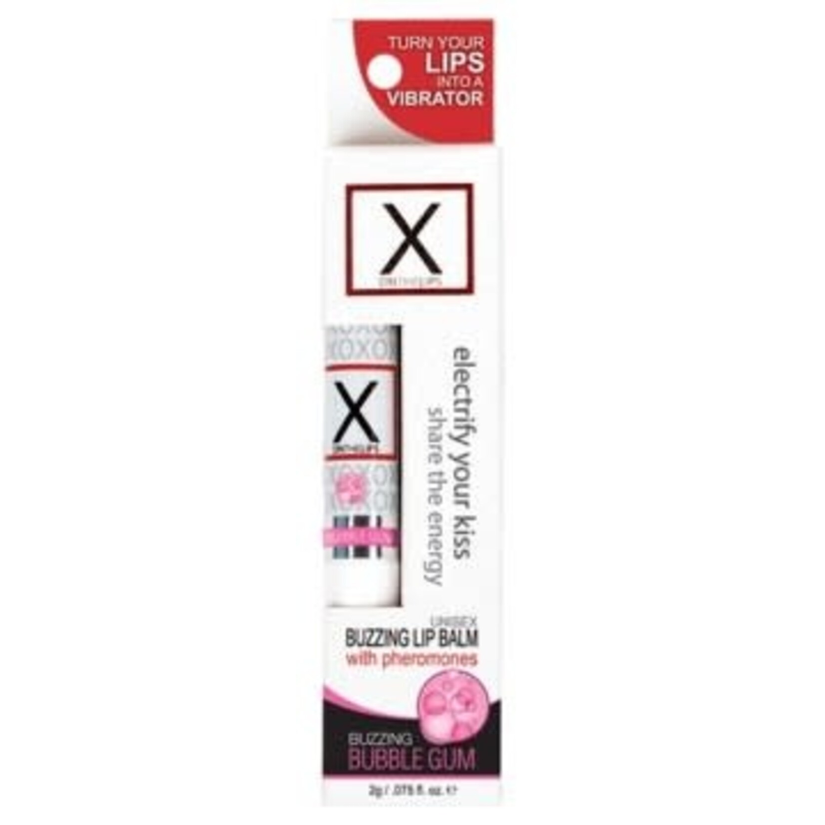 SENSUVA X on the Lips Lip Balm - Bubble Gum - .75 Oz.