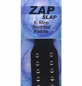 XR Brands Zeus Electrosex Zeus Zap Slap Estim Studded Paddle Black