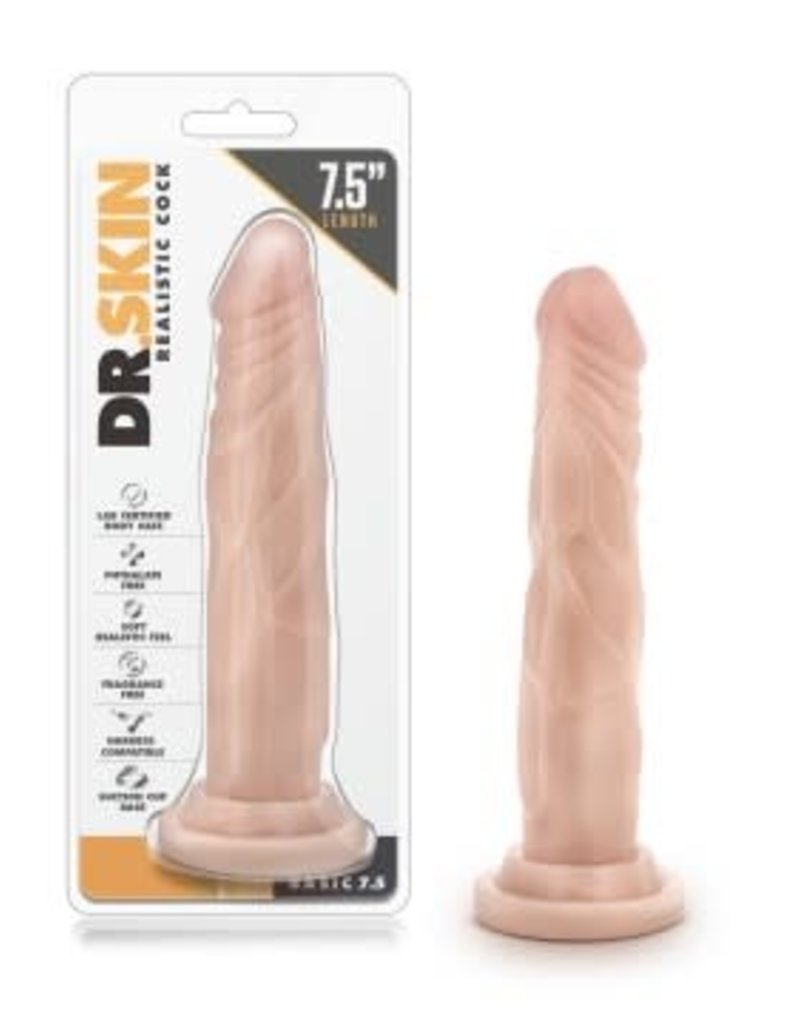 Blush Novelties Dr. Skin - Realistic Cock - Basic 7.5 - Beige