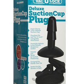 Doc Johnson Vac U Lock Deluxe Suction Cup Plug Accessory Black