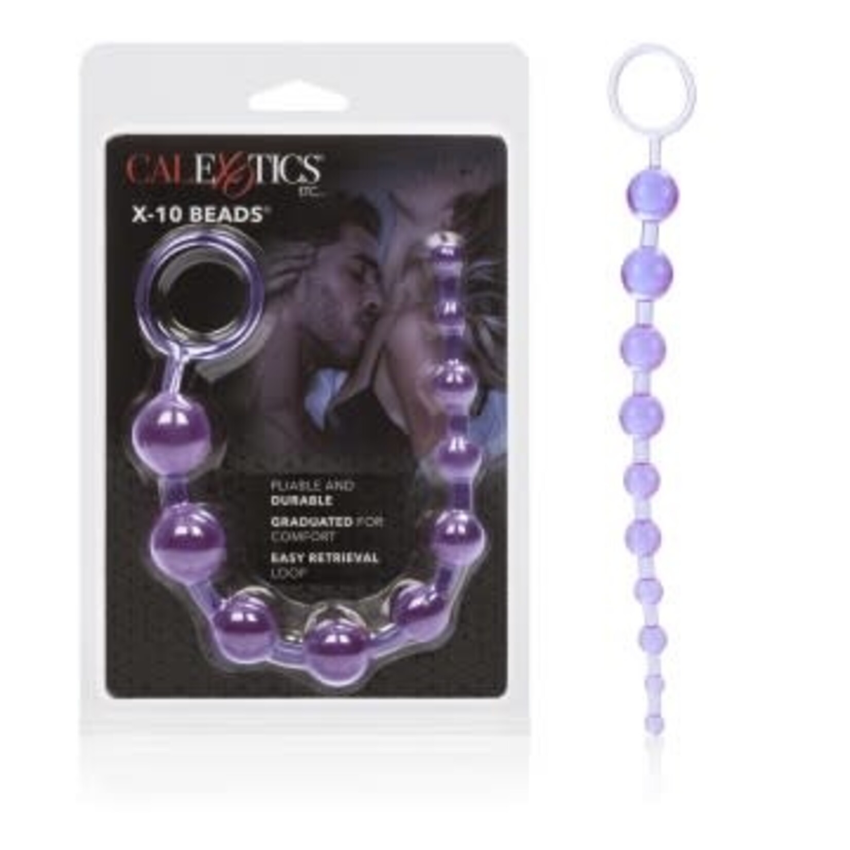 California Exotic Novelties X-10 Beads - Purple