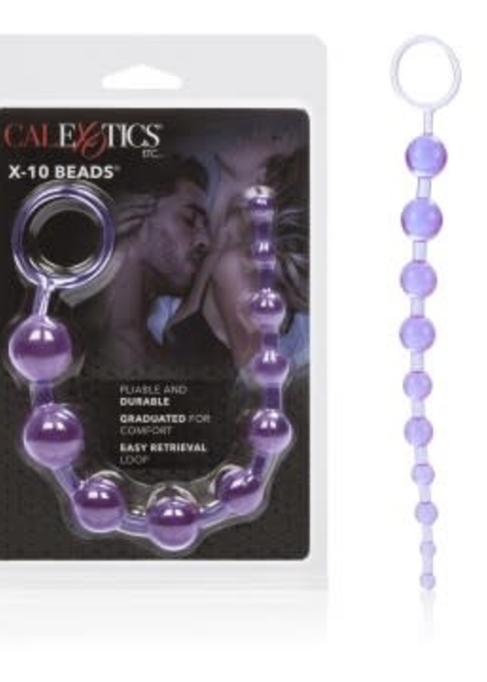 California Exotic Novelties X-10 Beads - Purple