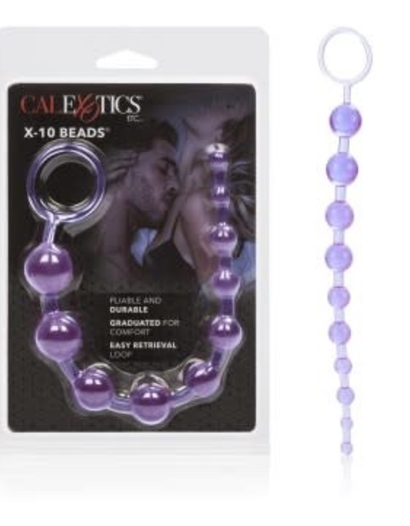 California Exotic Novelties X-10 Beads - Purple