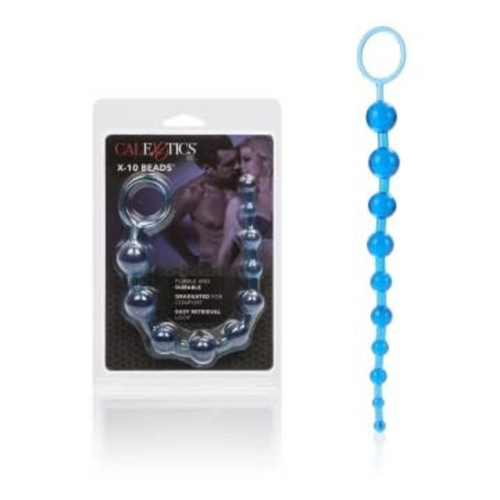 California Exotic Novelties X-10 Beads - Blue