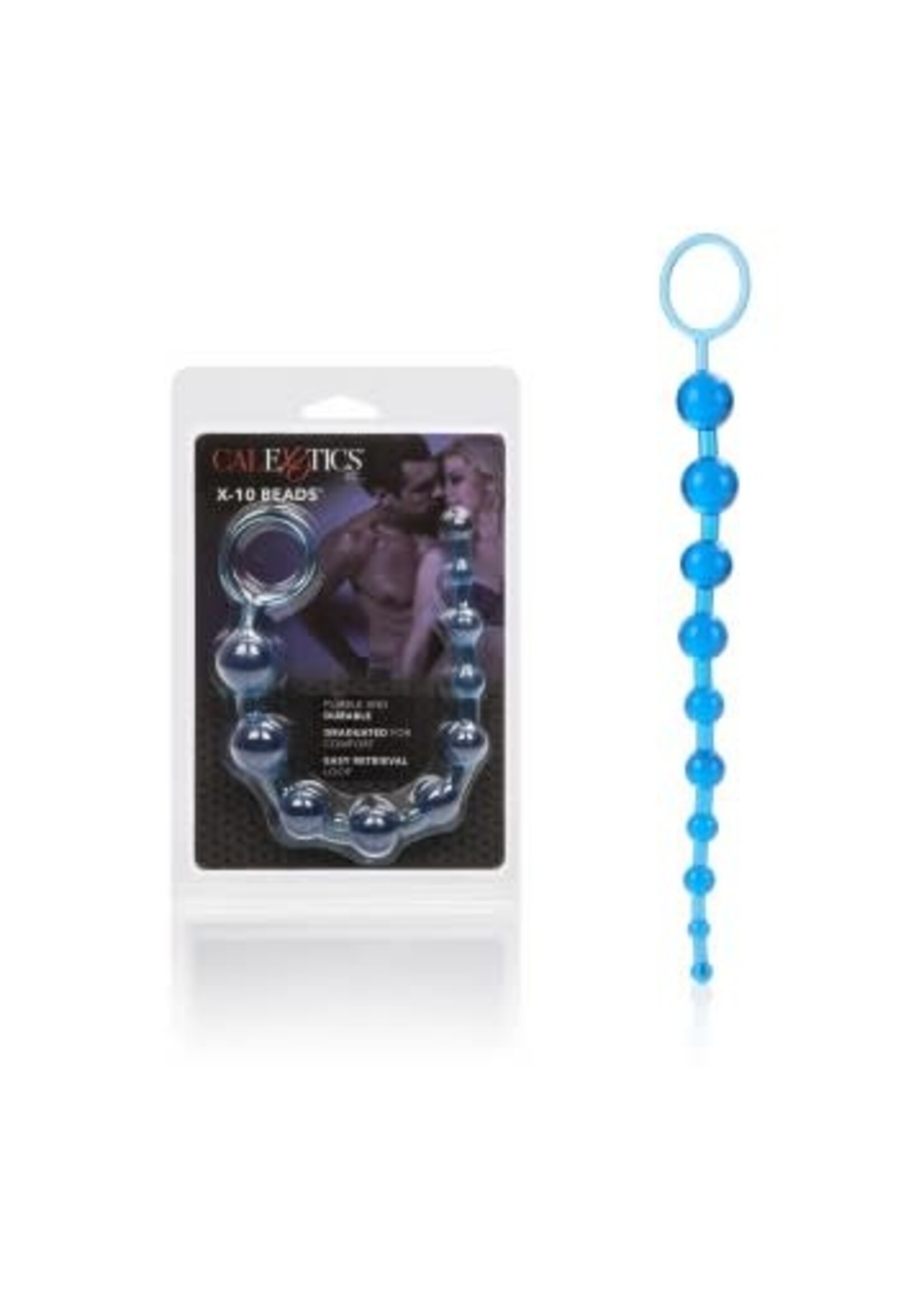 California Exotic Novelties X-10 Beads - Blue