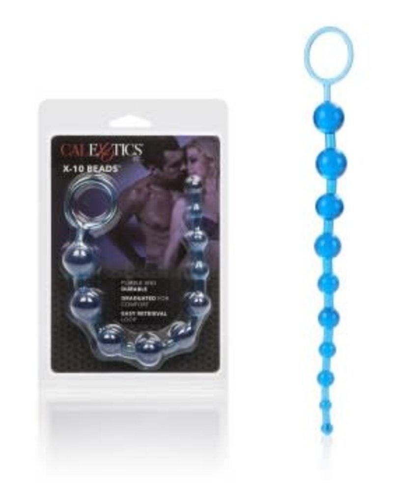 California Exotic Novelties X-10 Beads - Blue