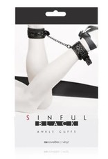 nsnovelties Sinful Ankle Cuffs - Black