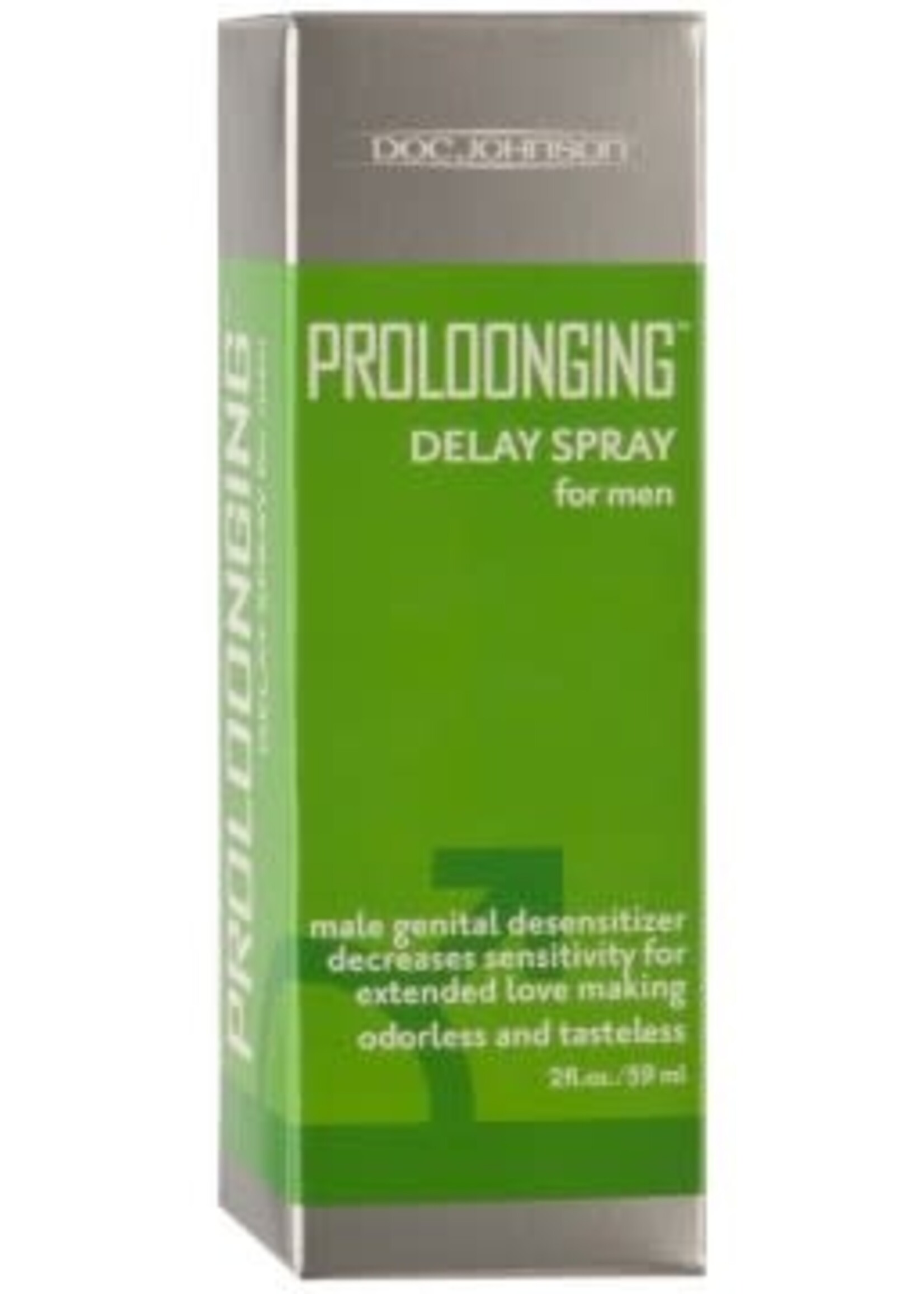 Doc Johnson Proloonging Delay Spray for Men - 2 Fl. Oz.