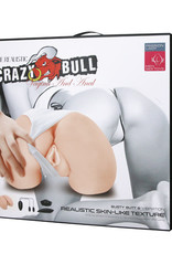 Crazy Bull Crazy Bull the Realistic Skin-Like Texture Vagina and Anal Masturbator Busty Butt and Vibration