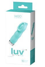 VeDO Luv Plus Rechargeable Mini Vibe - Tease Me Turquoise