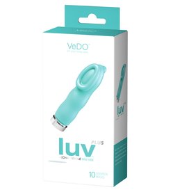 VeDO Luv Plus Rechargeable Mini Vibe - Tease Me Turquoise