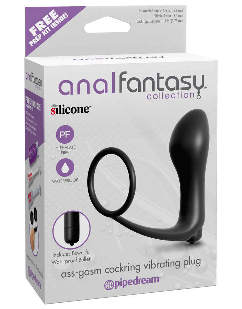 Pipedream Anal Fantasy Collection Ass Gasm Cockring Cockring Vibrating Plug