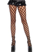 Leg Avenue Jumbo Pothole Net Tights - Black - One Size