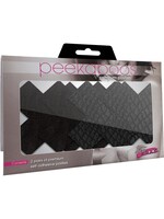 Eye Candy Classic Black "X" Pasties