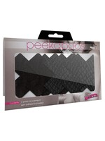 Eye Candy Classic Black "X" Pasties