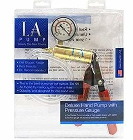 LA Pump LA Pump Deluxe Hand Pump With Pressure Gauge