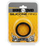 Rascal - Boneyard Bone Yard Silicone Ring Cockring Black 1.6 Inch Diameter