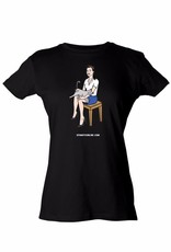 Spanky's Petting the Pussy Womens Tee
