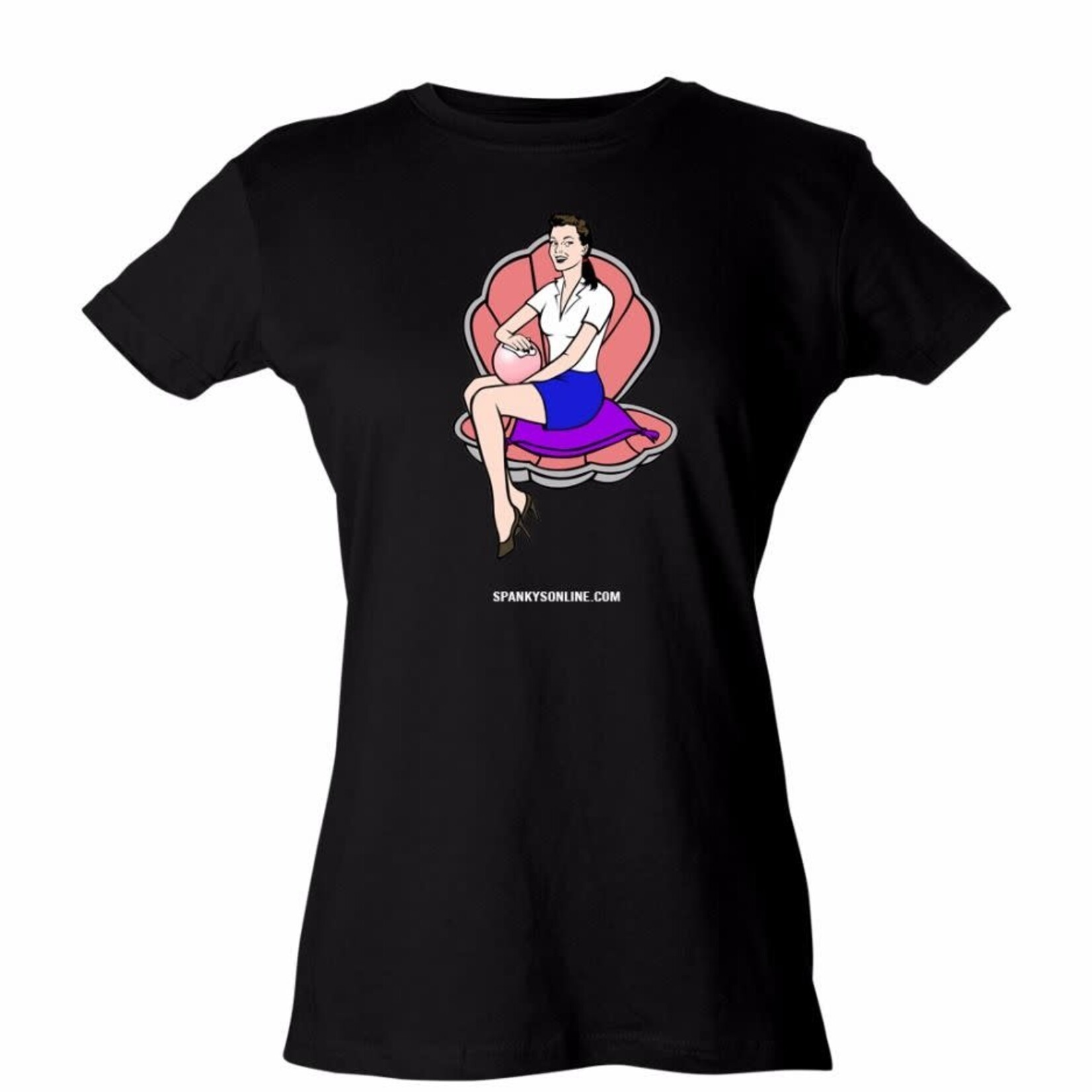 Spanky's Polishing the Pearl Women's Tee