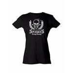 Spanky's OC White Skull Ladies Tee