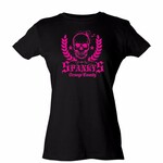 Spanky's OC Skull Pink Ladies Tee