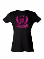 Spanky's OC Skull Pink Ladies Tee