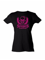 Spanky's OC Skull Pink Ladies Tee