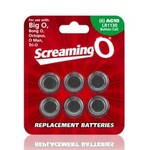 Screaming O Replacement Batteries - 6 Pack - Each - AG10 - LR1130 - Button Cell