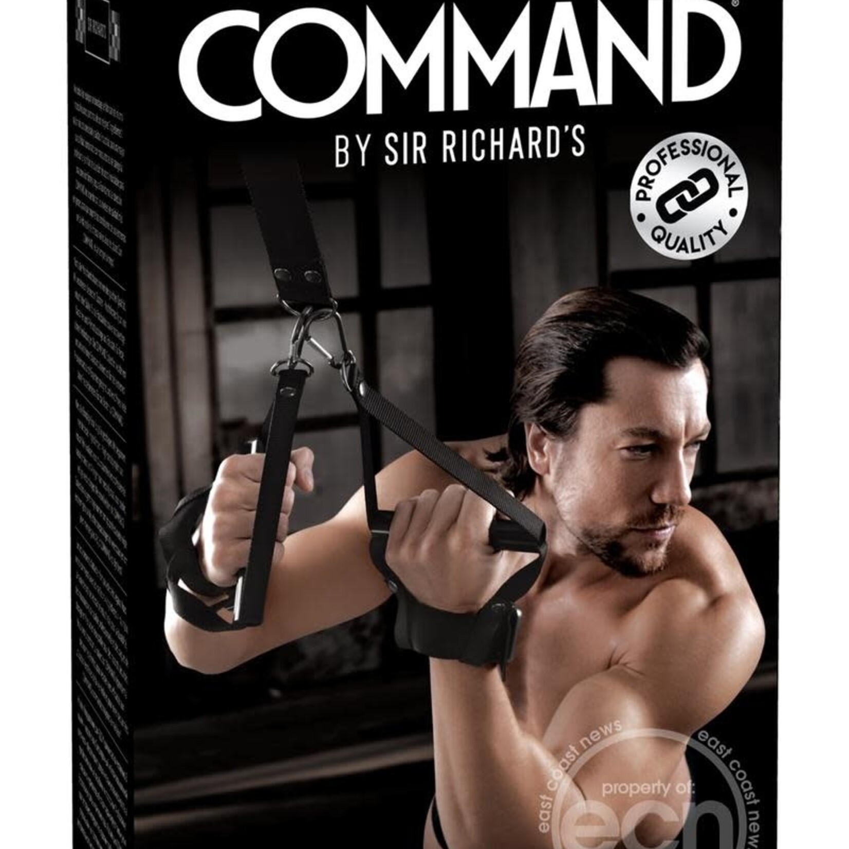 Sir Richard's LLC Sir Richard's Command Suspension Cuff Set Black And Stainless Steel