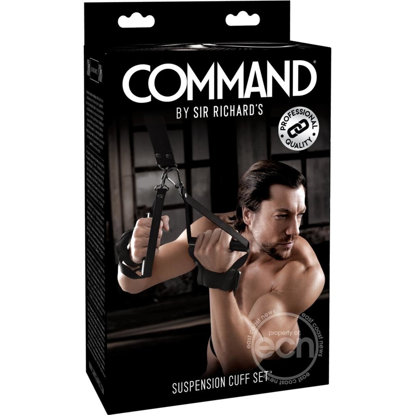 Sir Richard's LLC Sir Richard's Command Suspension Cuff Set Black And Stainless Steel