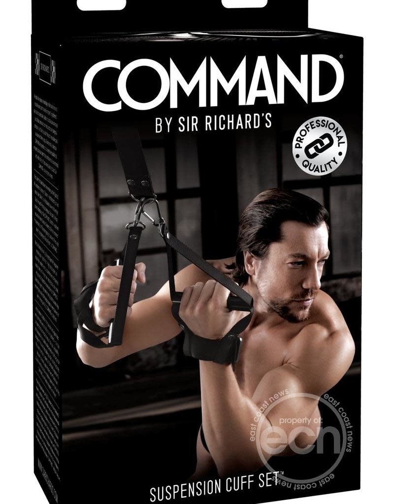 Sir Richard's LLC Sir Richard's Command Suspension Cuff Set Black And Stainless Steel